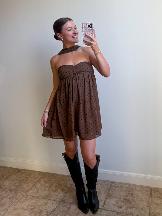 Tailgate Polka Dot Mini Dress