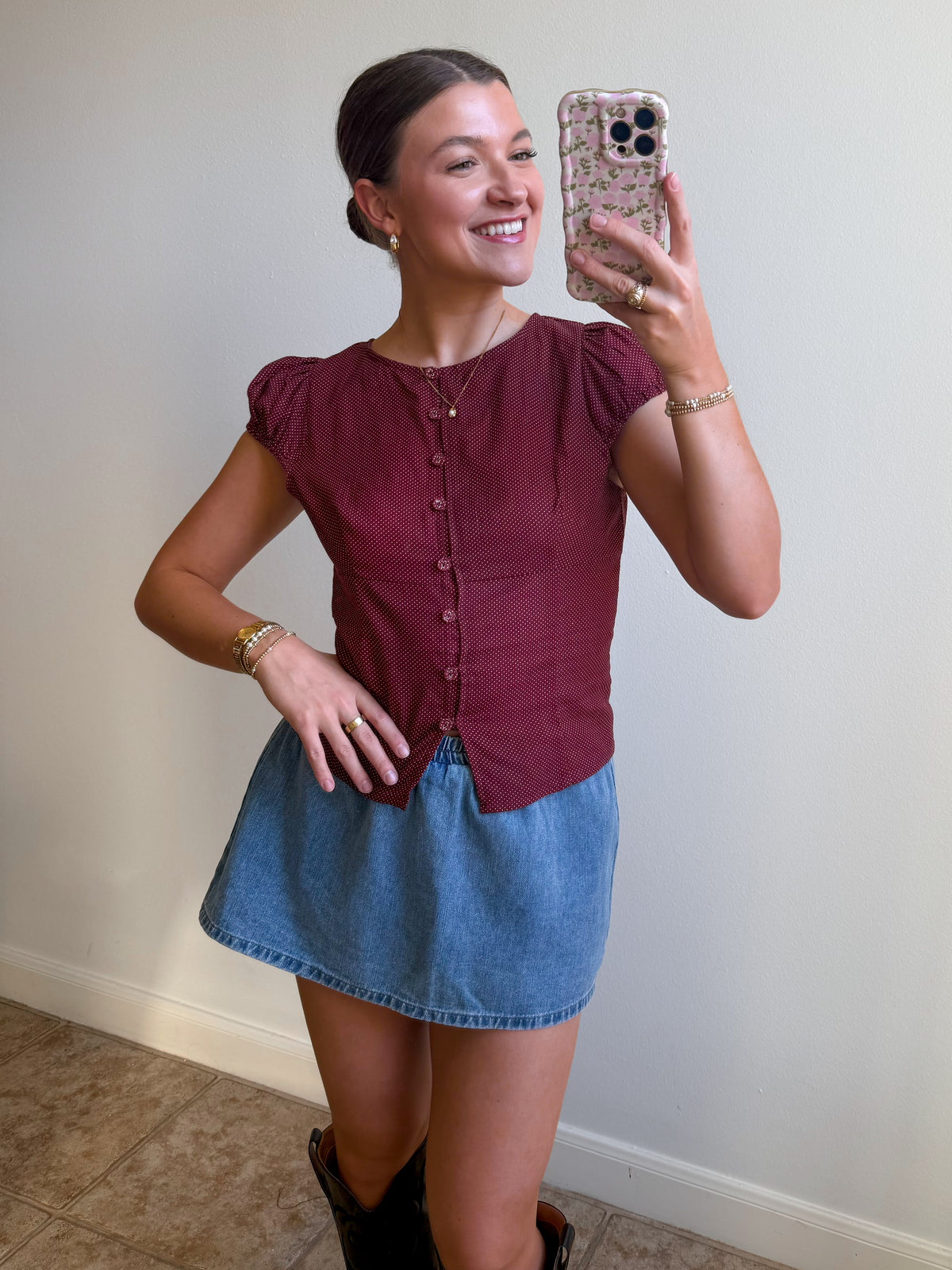Marilyn Cap Sleeve Top
