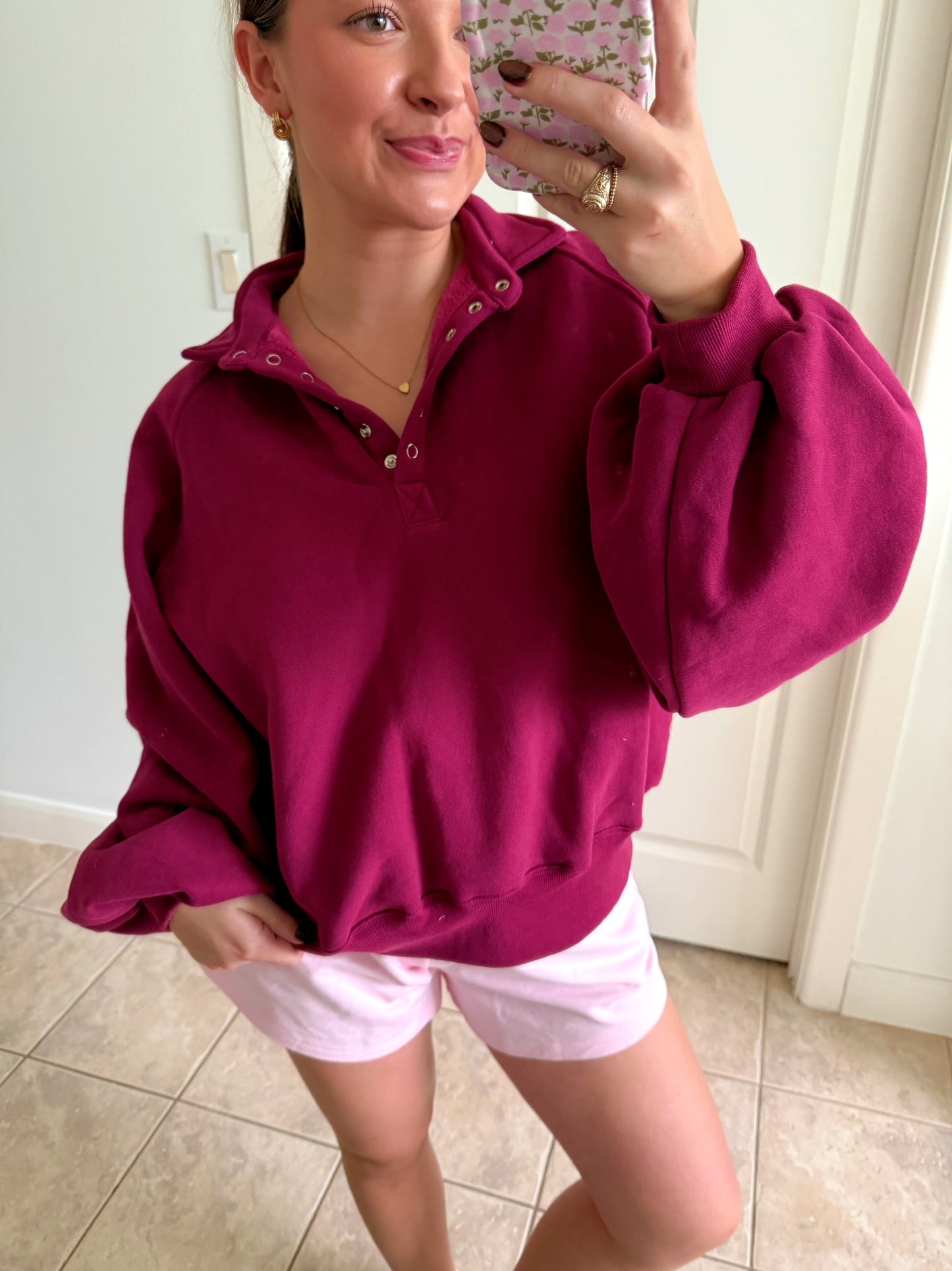 Cozy Cabernet Sweatshirt