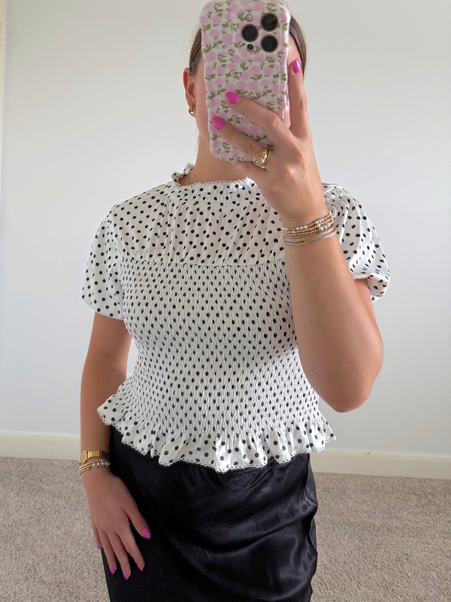 Dots & Ruffles Top