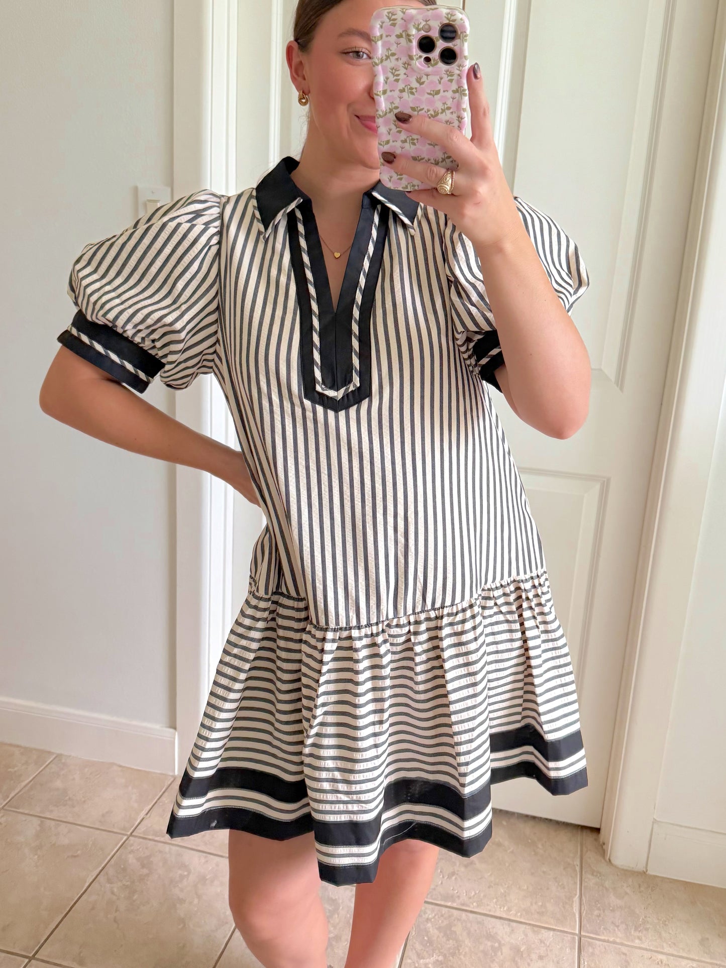 Everyday Striped Mini Dress