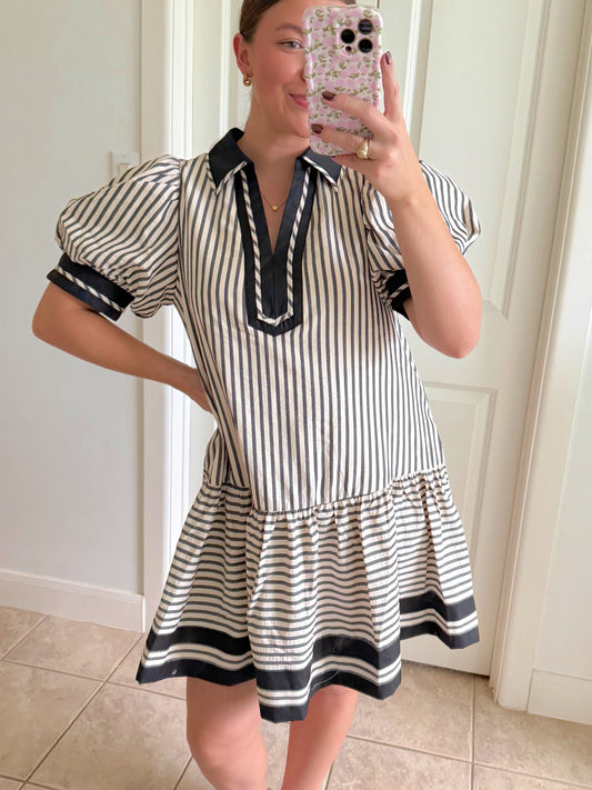 Everyday Striped Mini Dress