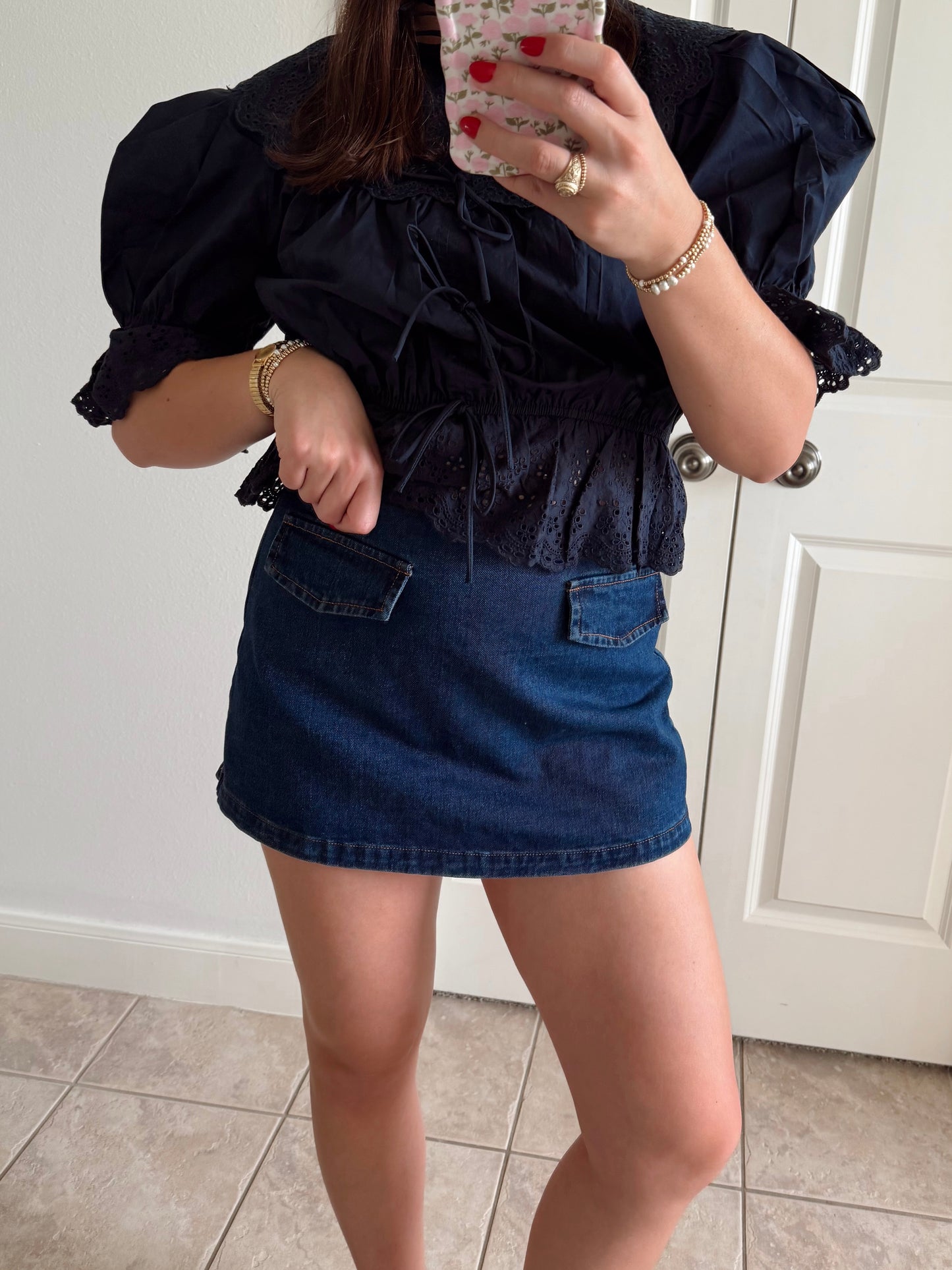 Downtown Denim Skort