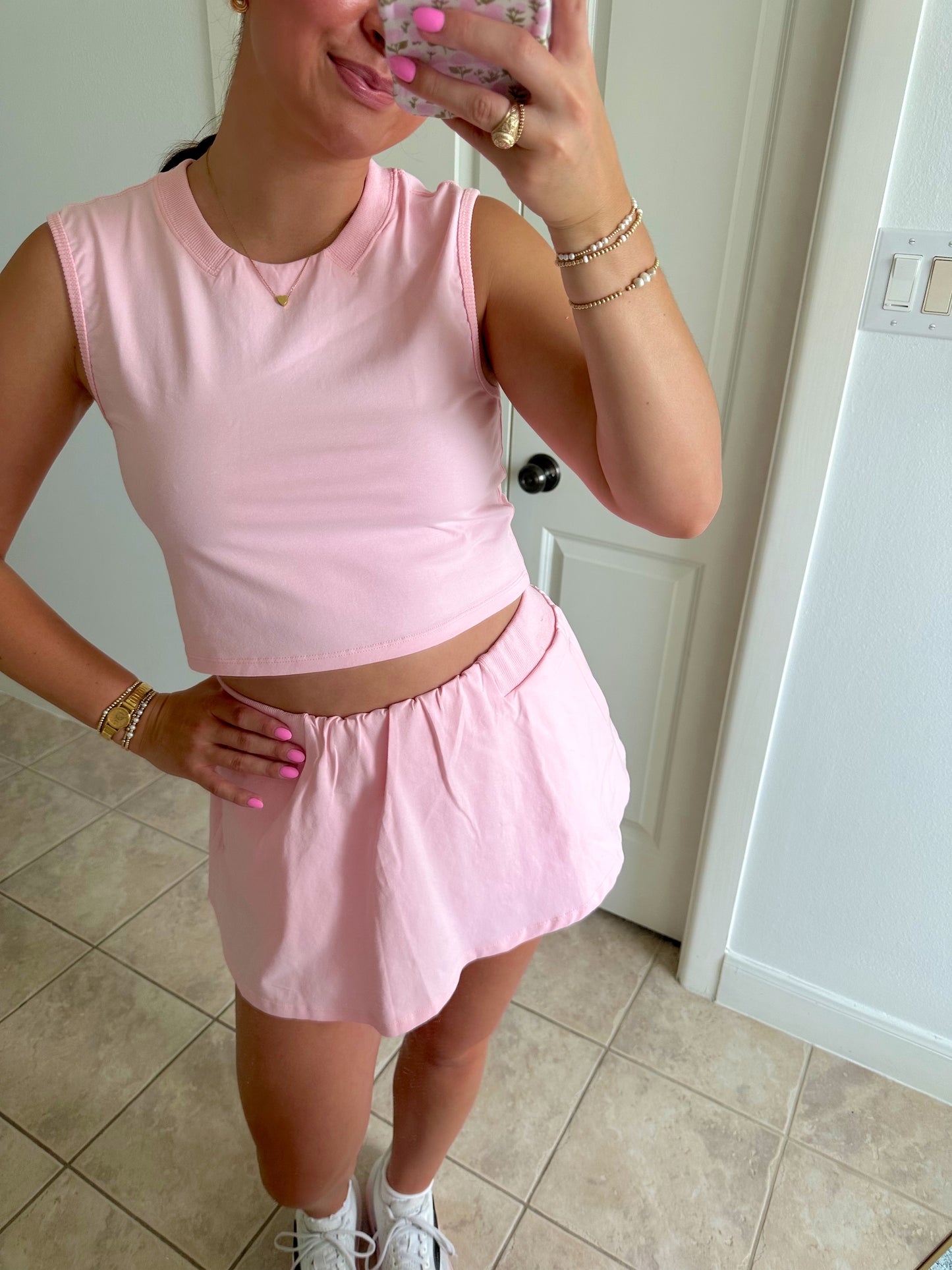 Bubblegum Skort Lounge Set