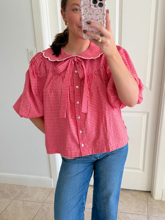 Cherry Picnic Top