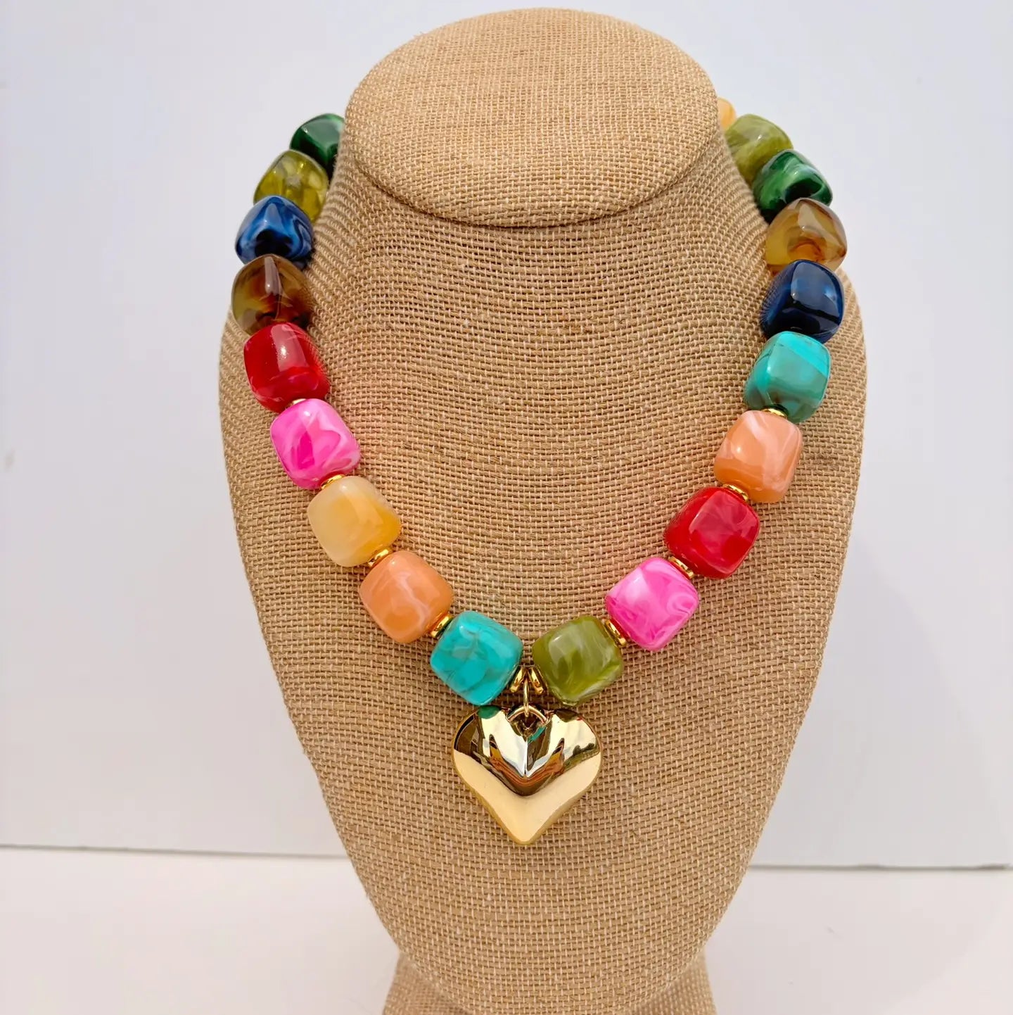 Candy Shop Heart Necklace