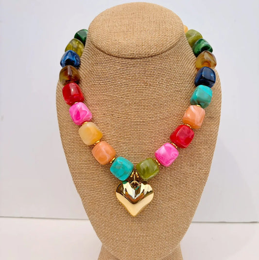 Candy Shop Heart Necklace